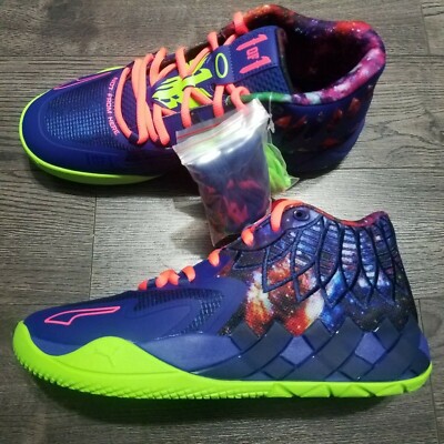 Puma MB.01 Galaxy Mens Size 15 LaMelo Ball MB1 Blue Gecko