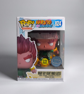 Funko Pop Might Guy Eight Inner Gates 824 GITD Naruto Shippuden Animation 