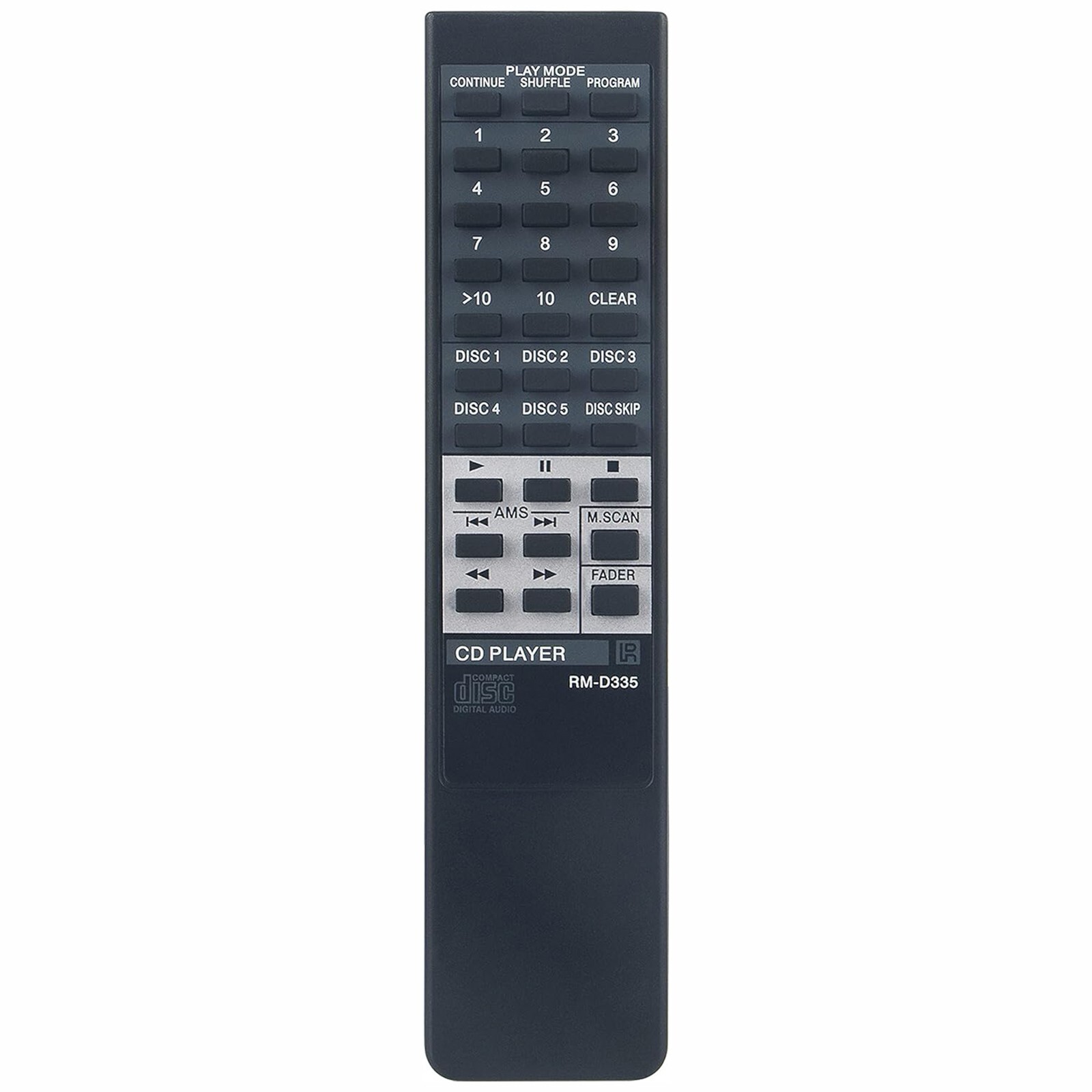 New RM-D335 Replaced Remote for Sony CD Player CDP-C225 CDP-C235 CDP-C245