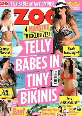 Zoo Magazine (588) 24 July 2015 - Gemma Atkinson, Casey Batchelor, N Scherzinger
