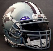 *CUSTOM* KANSAS STATE WILDCATS NCAA Schutt XP GAMEDAY Replica Football Helmet