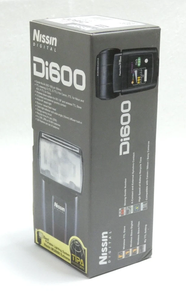 FLASH NISSIN Di600 APPAREIL PHOTO NUMERIQUE NIKON iTTL POWER ZOOM 24-105MM NEUF - Photo 2/4