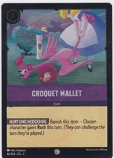 Disney Lorcana: Rise of the Floodborn - Croquet Mallet - 66/204 Cold Foil