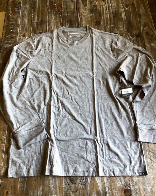 Eddie Bauer Grey Legend Wash Crew TShirt Mens Size XL NWT eBay