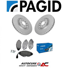 ADATTO SKODA OCTAVIA VRS 2.0L TDI (MK3) SET DISCHI FRENO ANTERIORI RIVESTITI IN PAGID