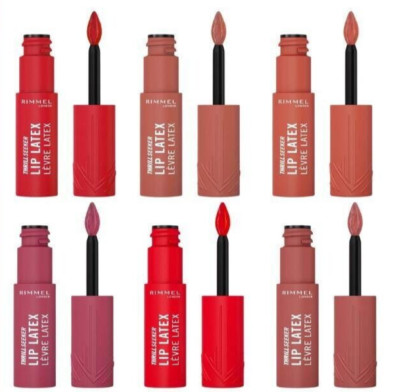 RIMMEL London Thrill Seeker Lip Latex Lippenstift 6ml - Farbton wählbar - NEU