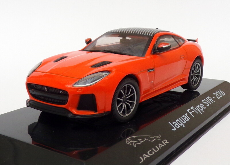 2016 Jaguar F-Type SVR Orange 1/43 Scale Model by Altaya AL4520E
