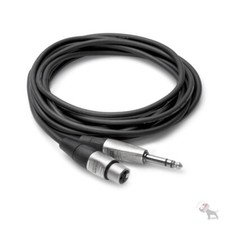 Hosa HXS-005 Pro Balanced Interconnect REAN XLR3F to 1/4 in TRS Cable 5 ft