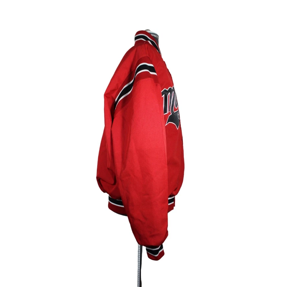 Victory Custom Athletic Hombre Snap Frontal Vellón Forrado Béisbol Chaqueta Universitaria M Foto 4 de 4