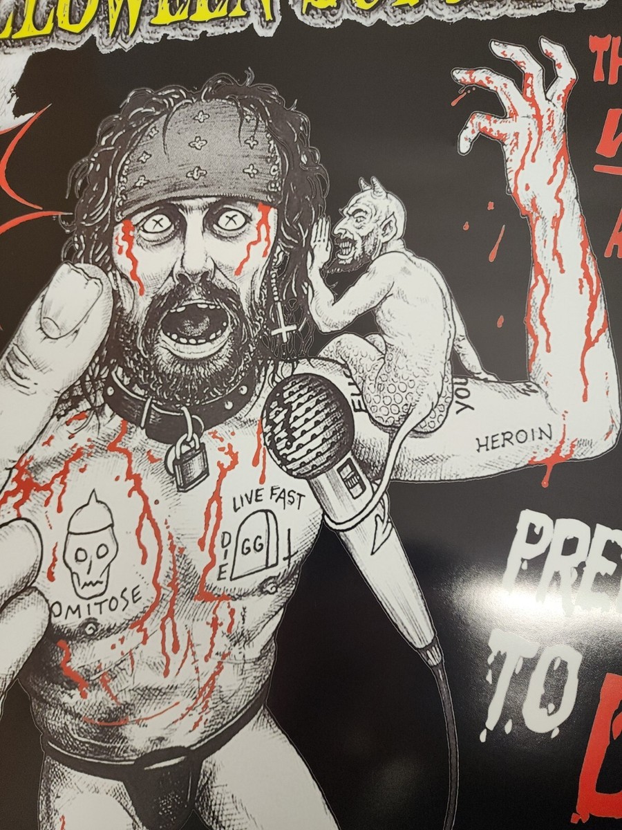 G.G. Allin Halloween Suicide Show Poster Murder Junkies 20