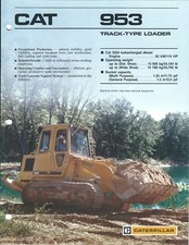 Equipment Brochure - Caterpillar - 953 - Track-type Loader - c1987 (E4238)