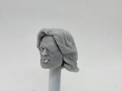 3d Printed Smoking Snake Plissken Head 1:12 6'' GI Joe Classified/Marvel Legend