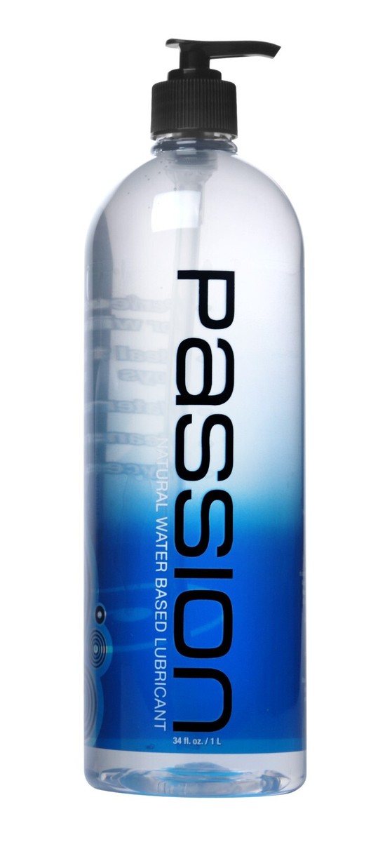 Passion Lube 34oz Water Based Natural Slick Vagina Wetness Lubrication
