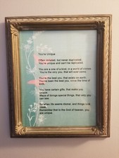 Wall Hanging 2 Frame Set poem
