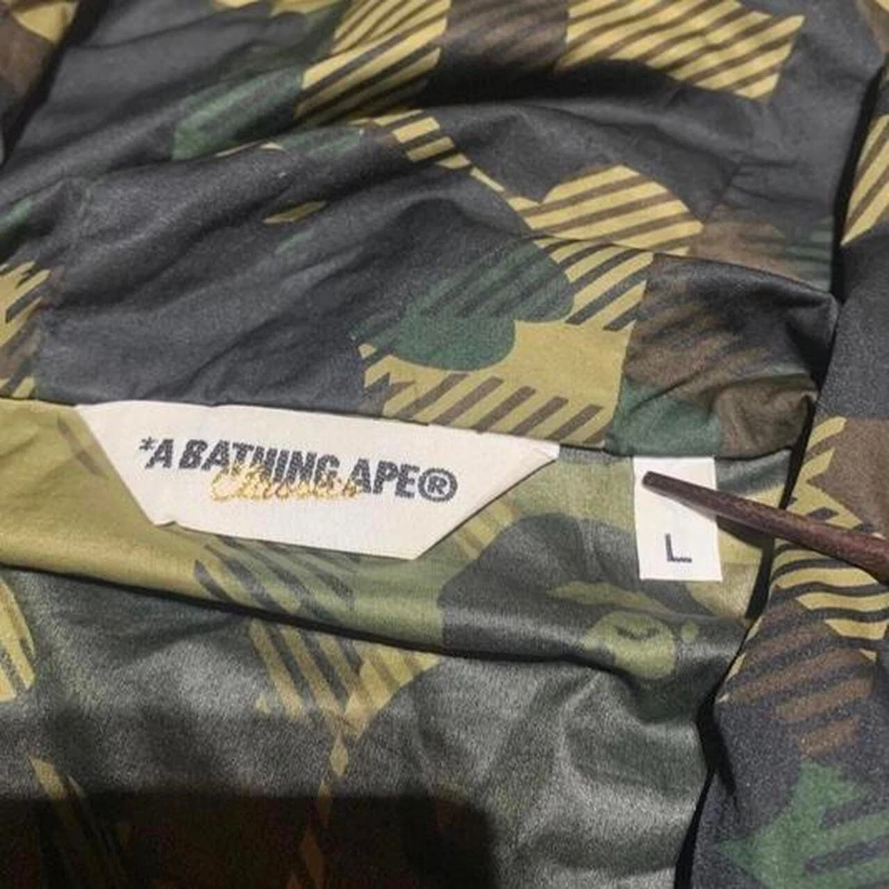 A BATHING APE (BAPE) Felpa con cappuccio OG Bape cerniera completa