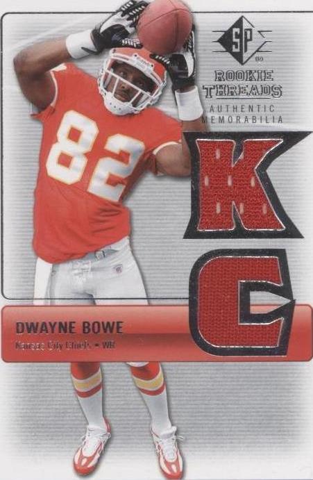 2007 SP Rookie Threads Dwayne Bowe #RT-DB2 - 1 of 2