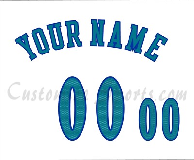 Charlotte Hornets Customized Number Kit For 2018-2019 Classic Uniform