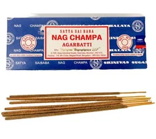 Satya Sai Baba Nag Champa Original Blue Box Incense Sticks 250 gm