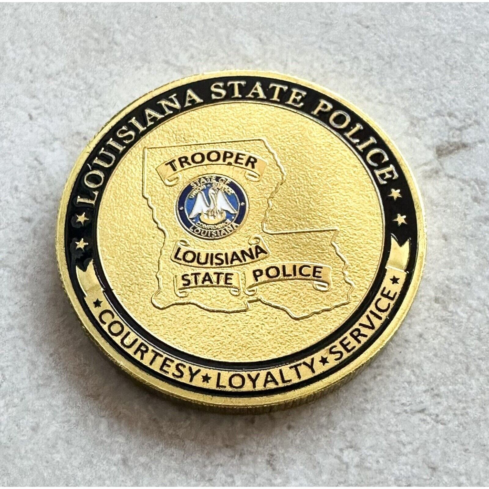 LOUISIANA STATE POLICE Challenge Coin