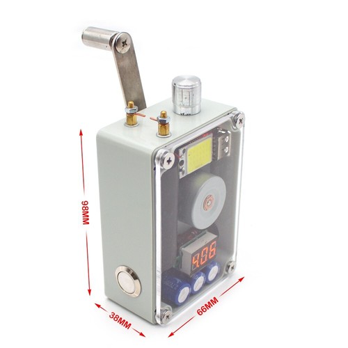 Hand Generator DIY USB Charging Portable Acrylic Camping Equipment ...