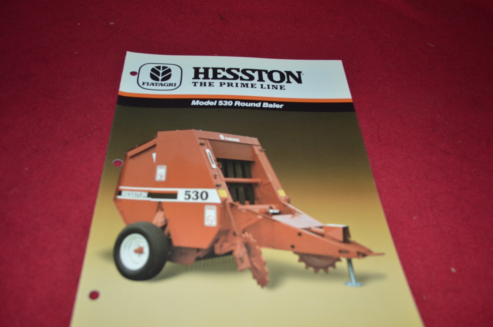 Hesston 530 Round Baler Dealer's Brochure DCPA2 eBay