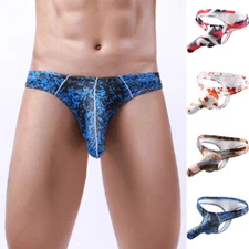 Men's Sexy Low-rise Underwear Sexy Elephant Nose Bikini Briefs Panties Slip