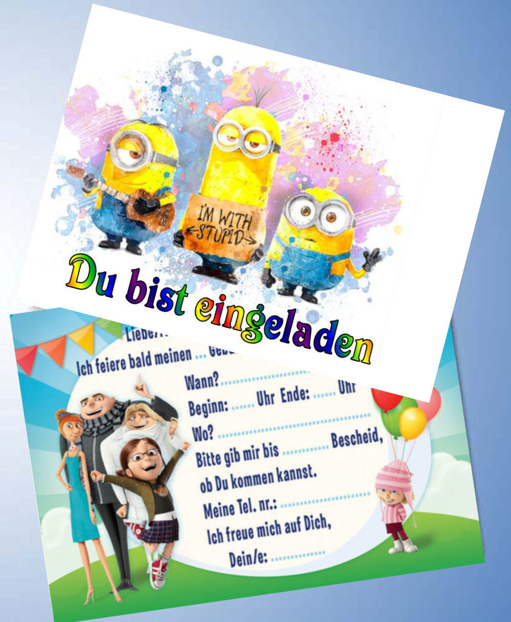 12 Einladungskarten & 12 Umschläge für Geburtstag Pokemon  ( 116 ) - Image 83