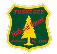 4" tuskegee national forest bumper sticker decal usa made