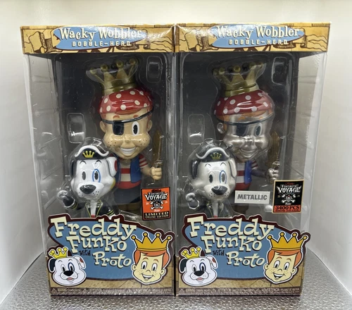Funko Wacky Wobbler Pirate Freddy Funko with Proto Fundays Funtastic Voyage 3400