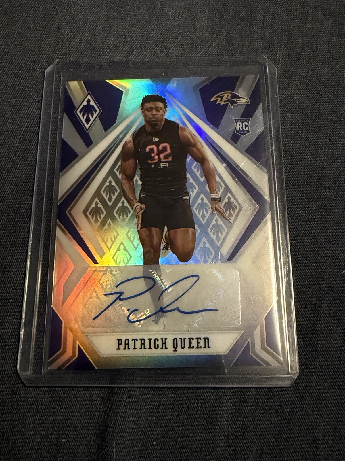 2020 Panini Phoenix - Rookies Patrick Queen #153 Silver Autographs (AU, RC)