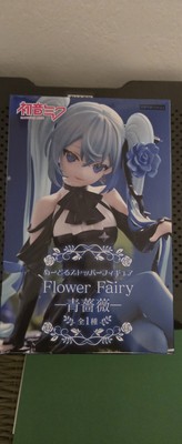 Hatsune Miku Blue Rose Noodle Stopper Figure Vocaloid Statue - FuRyu