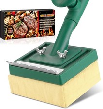 Grill Brush Bristle Free with Scraper,22" Extra Long Steam Grill Brush for Outdo