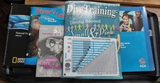 PADI Open Water Diver course materials (7pcs)