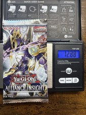 Heavy 12.88g Yu Gi Oh Sealed Alliance Insight booster Pack