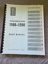 Printed Fiat Shop Manual 11001200 Printed Fiat Shop Manual 11001200