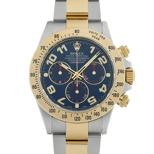 Rolex Cosmograph Daytona 116523 40mm Stainless Steel Blue Wris...