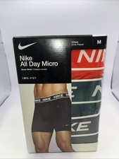 Nike Men's All Day Micro Stretch Boxer Brief Underwear 3-Pack Size M