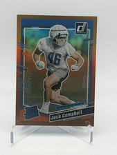 2023 Panini Donruss Football Jack Campbell #330 RC Rookie Orange /46