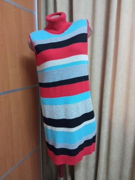 Women Hugo Boss Dress Multicolor Cotton S #N9QS