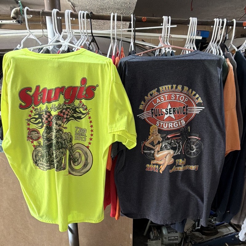 Sturgis Black Hills Motorcycle Rally Week Graphic T-Shirt Lot 2010-2019