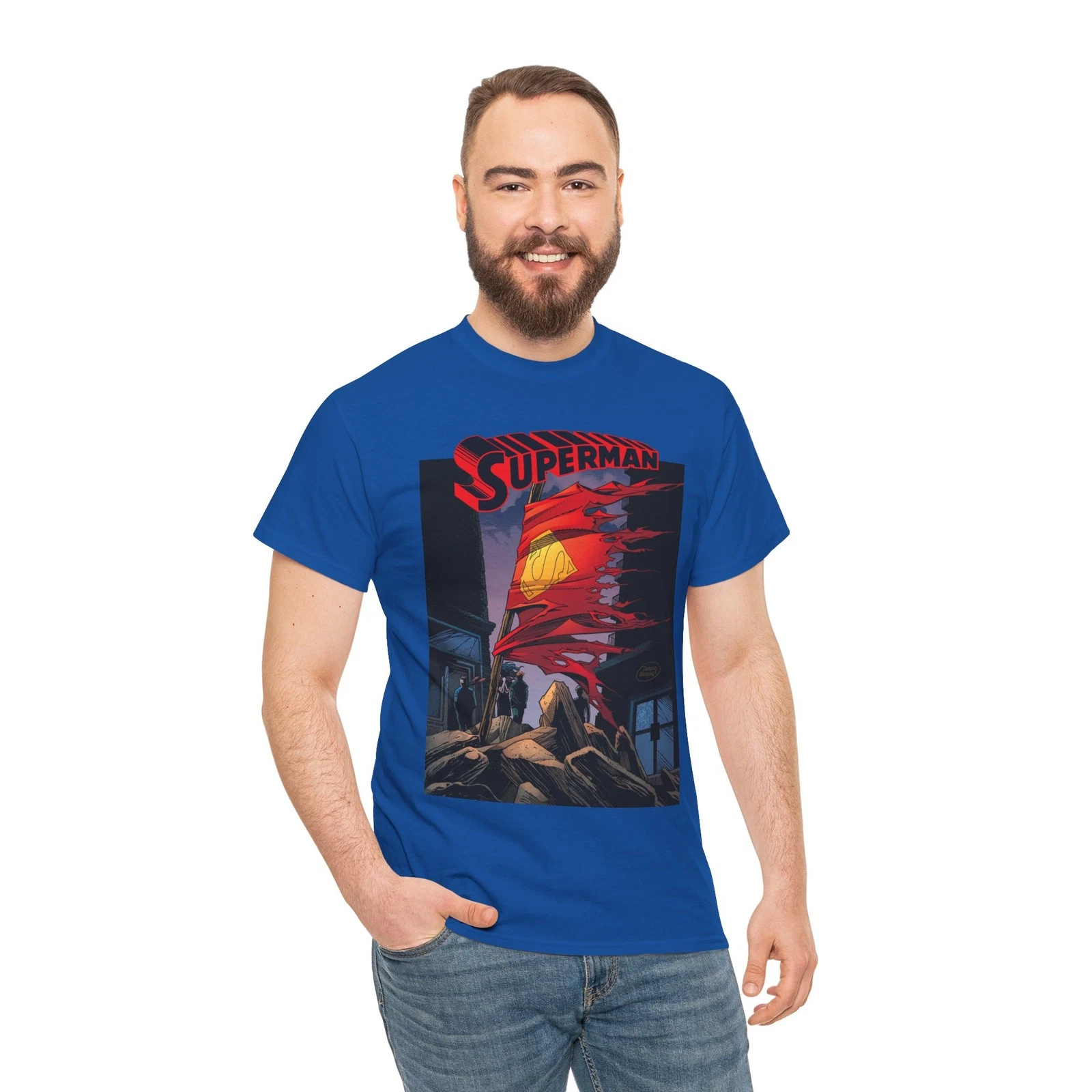 Death of Superman T-Shirt - DC Comics - Superman 75 - Doomsday Battle
