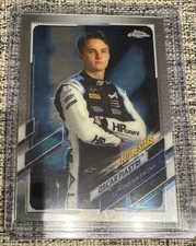 2021 Topps F1 Chrome Oscar Piastri 1st Lineup Rookie Card Red Bull McLaren