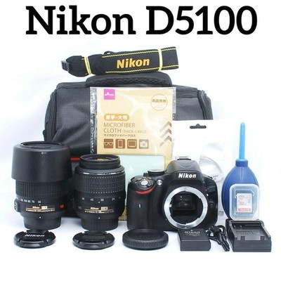 Nikon D5100 Smartphone Transfer OK Image Stabilization Double Lens High Quality