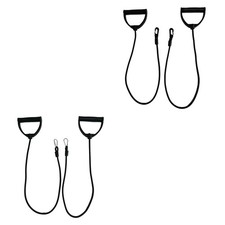 Pull up Bar Handles Hand Grips Set of 2 Non-slip Back Portable Shoulders