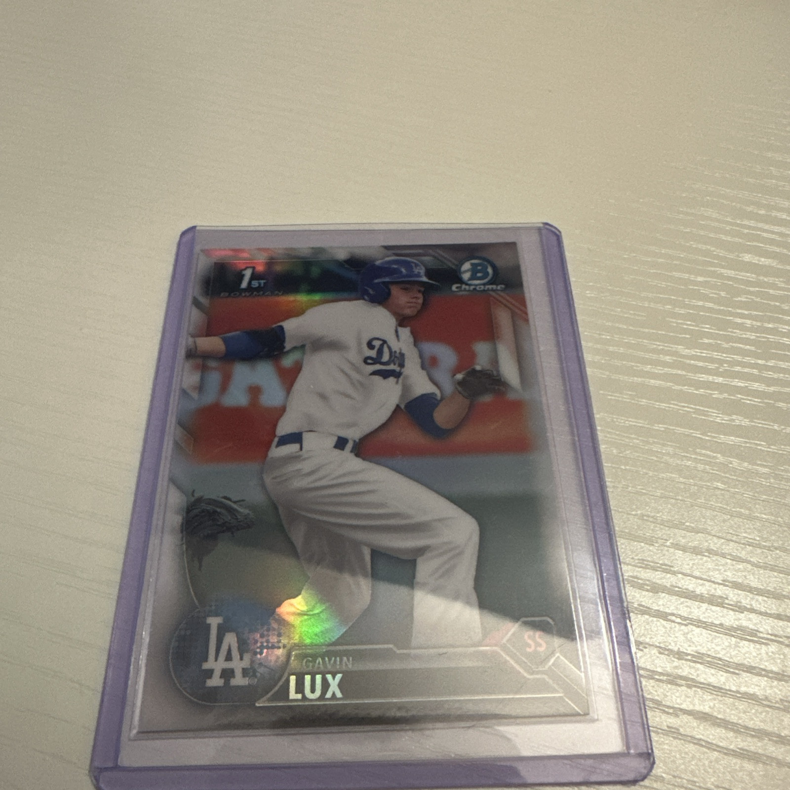 2016 Bowman Draft - Chrome Draft Picks Refractor #BDC-67 Gavin Lux (RC)