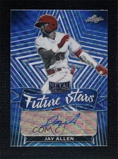 2021 Leaf Metal Draft Future Stars Blue Wave 9/20 Jay Allen #FS-JA1 Auto 0c3e