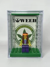 Collectible Force Pack Minifigure Display Case For Lego Hippie