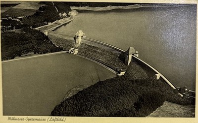 Postcard postcard - the Möhnesee - dam district Soest 
