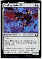 Starling Aerial Ally Foil 778 Commander Marvel Super Heroes Magic the Gathering