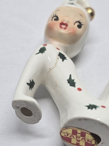 1958 Holt Howard NOEL Pixies Elves Candle Holders N BROKEN READ INFO - Bild 10 von 24